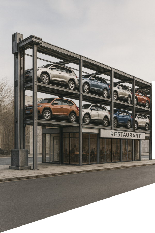 PROYECTO: SISTEMA ROBOTIZADO DE ESTACIONAMIENTO URBANO MULTINIVEL CON PLANTA COMERCIAL